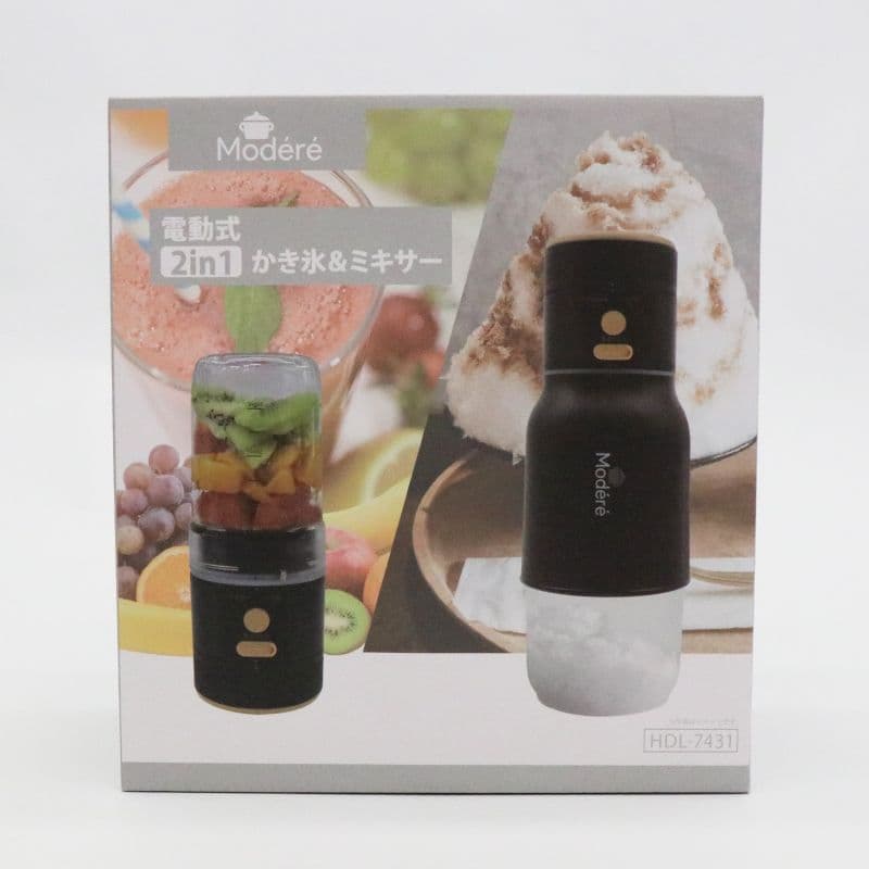 新品　電動式2in1かき氷＆ミキサー
