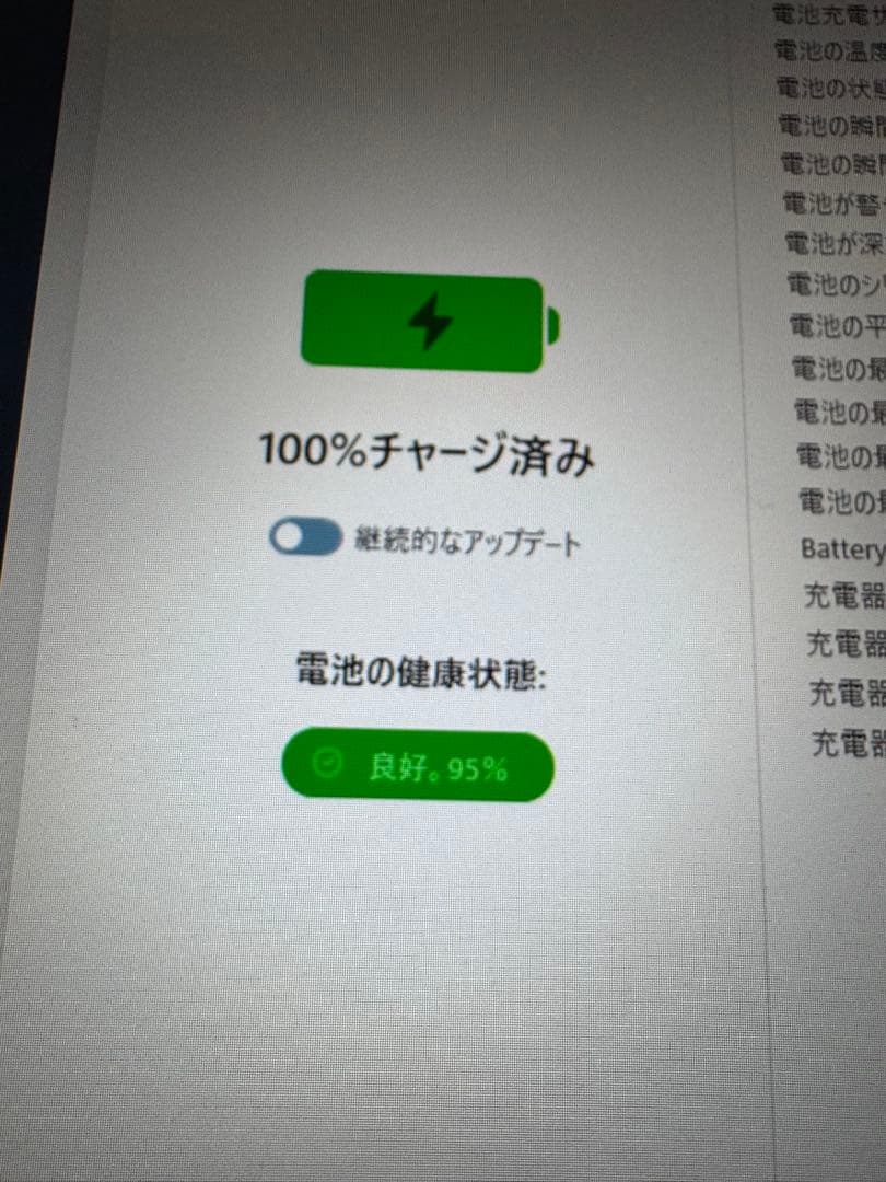 Apple iPadAir (第4世代) シルバー 本体 バッテリー容量95%