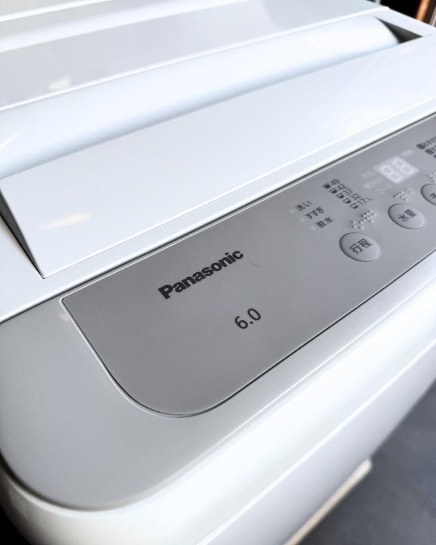 設置まで✨ Panasonic 一人暮らし洗濯機 6kg✨ 2022年製⭕️