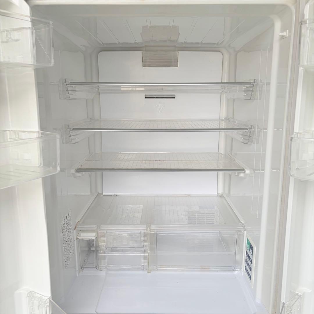 運搬取付無料！ホワイト系純正SHARPプラズマクラスター大容量冷蔵庫！完動品！