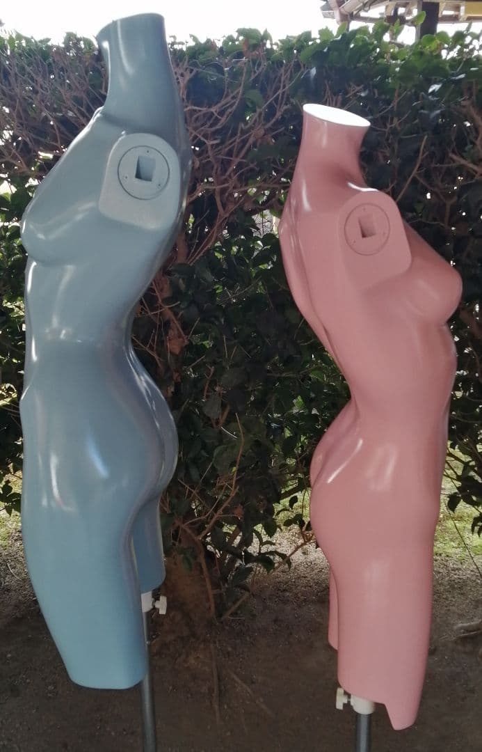 美品 ReBody トルソー マネキン ボディ お洒落 ピンク&ブルー2点セット