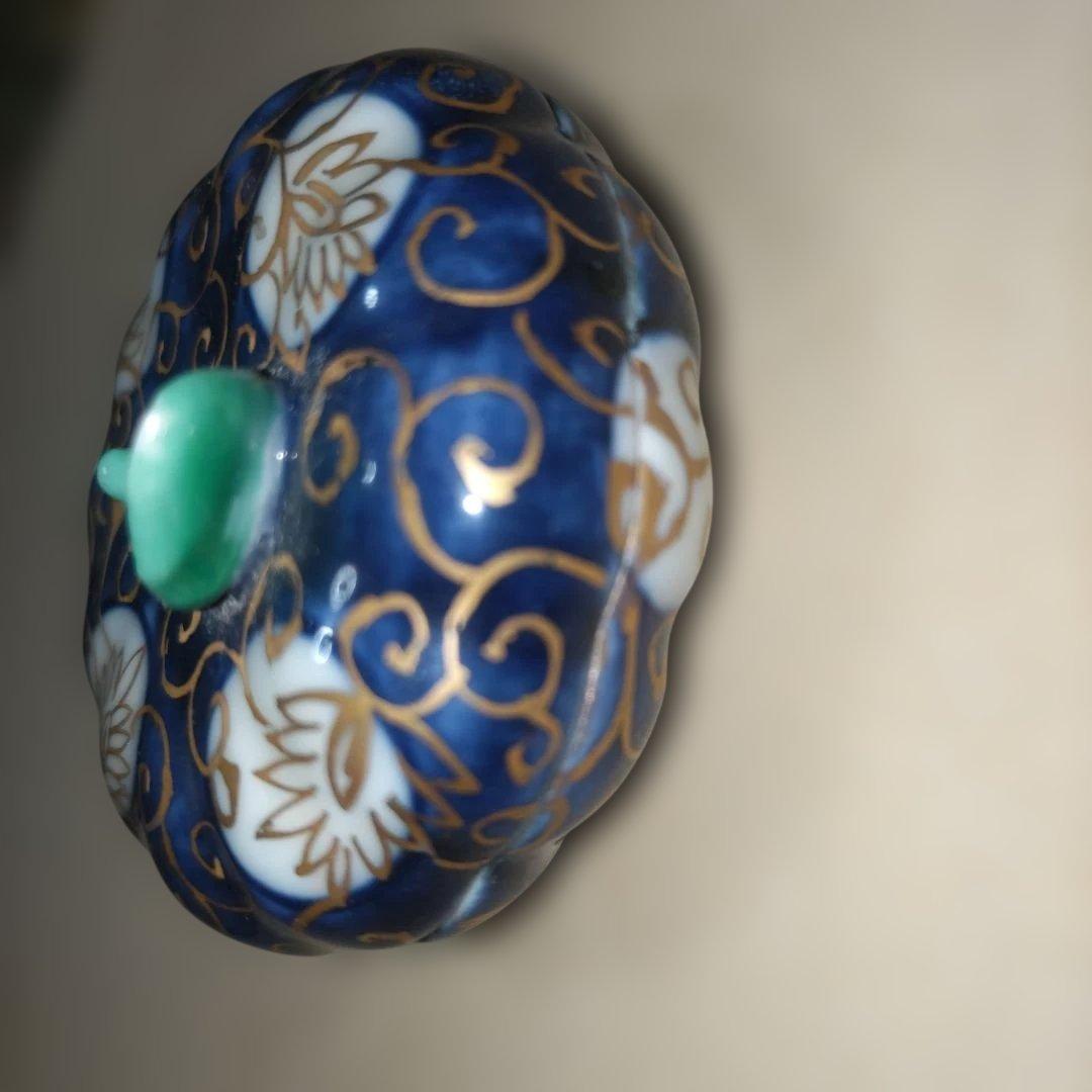 渋草焼　 香合 　芳国舎　飛騨高山　 茶道具 　工芸品 　芳国渋草　名品