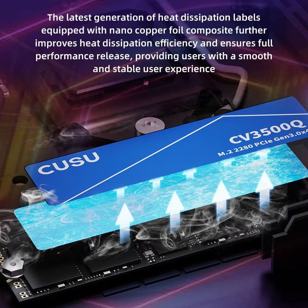 内蔵型SSD CUSU CV3500Q 512GB M.2 NVMe SSD