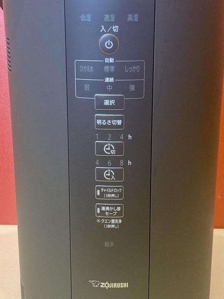 未使用に近い　ZOJIRUSHI　スチーム式　加湿器　EE-DC50-HA　象印