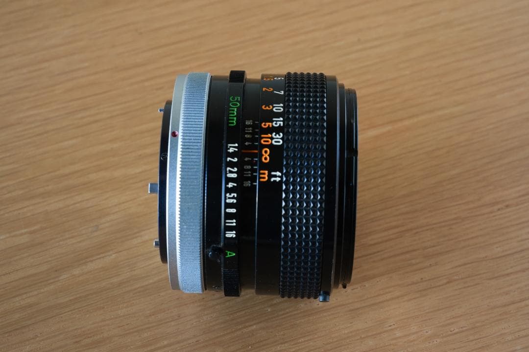 Canon New F-1 モータードライブ付き FD 50mm F1.4
