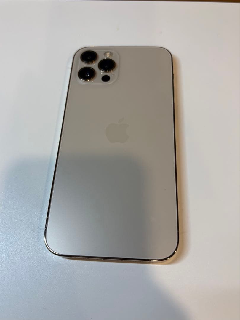美品 iPhone12 Pro ゴールド SIMフリー 128GB 箱・ケース付