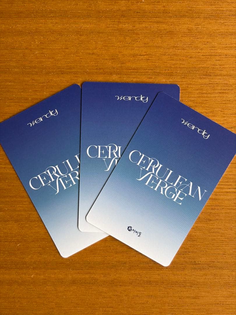 Wendy ウェンディ CERULEAN VERGE トレカ EU限定