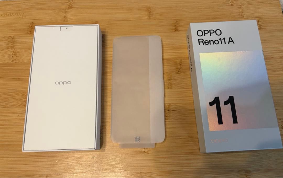超美品OPPOReno11A ダークグリーン 8GB/128GB 保護ガラス装着