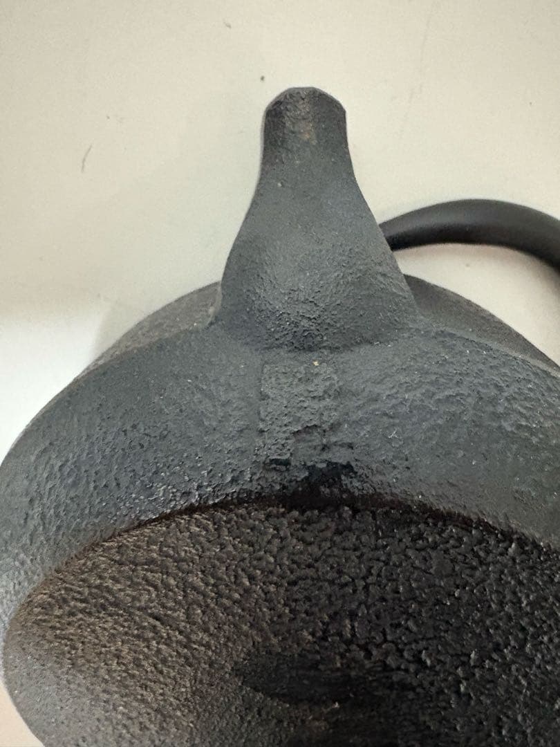 南部鉄器 南部盛栄堂 及源鋳造 急須 平寸筒 300ml 美品 伝統工芸