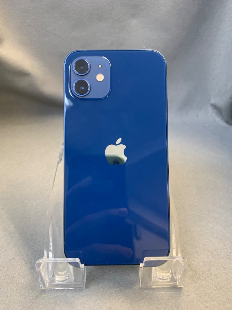 超美品　国内版　SIMフリー　iPhone12 64GB ブルー色