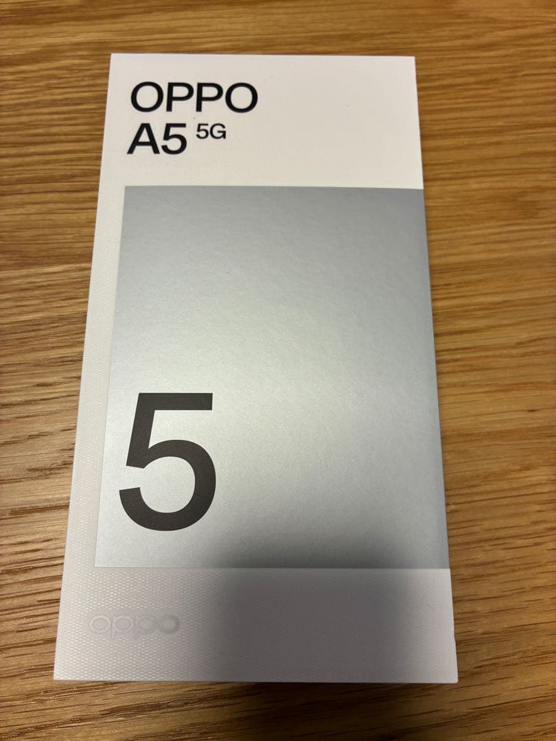 【新品未使用】OPPO A5 5G OPG06 グリーン128GB SIMフリー