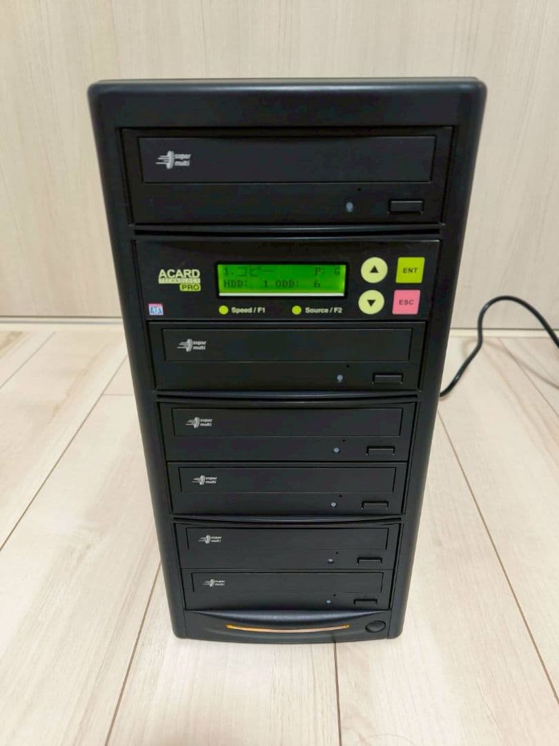 Actis CD/DVDデュプリケーター 1:5 HDD 500GB内蔵