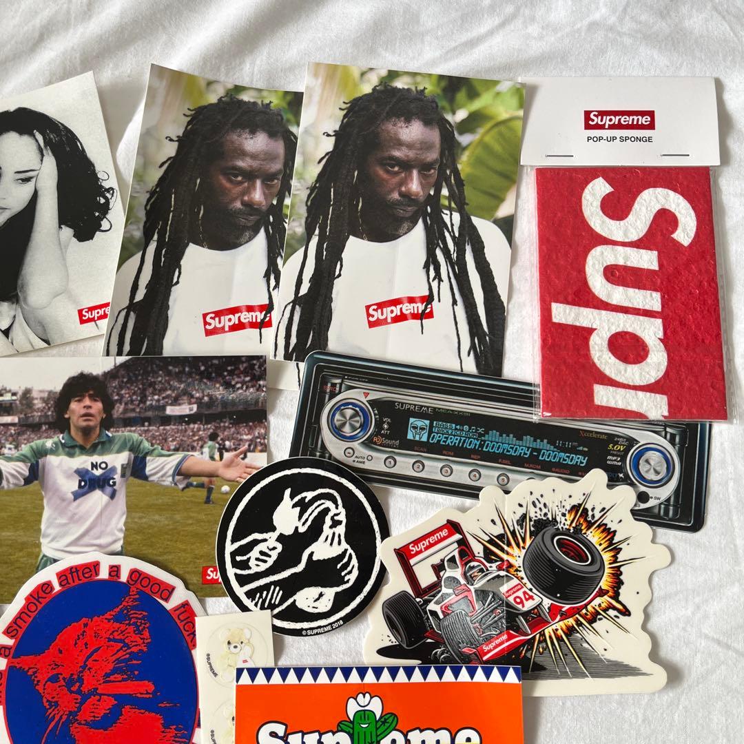Supreme ステッカー　ショップ袋セット　シュプリーム　スポンジ付き　87枚