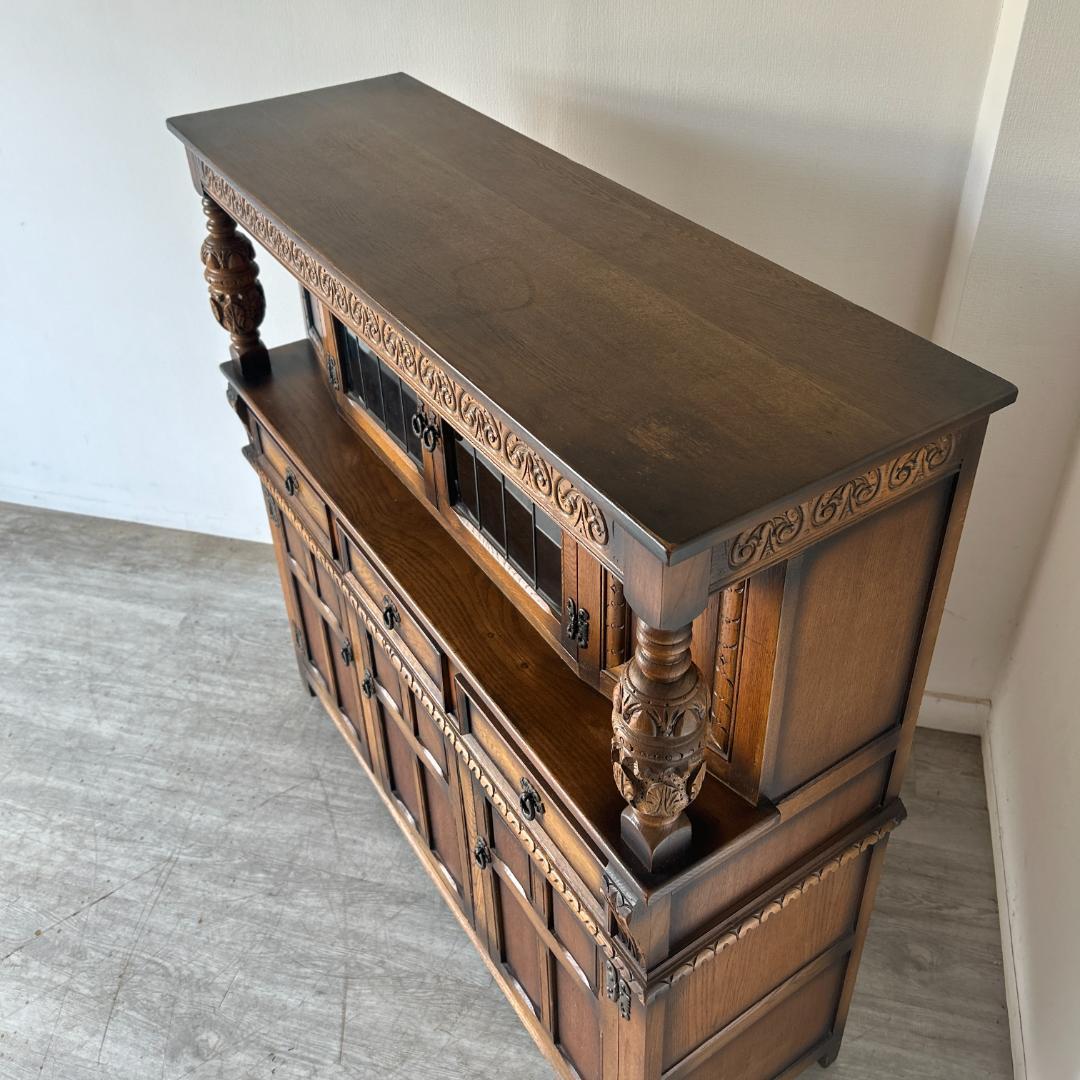 イギリス アンティーク家具 オールドチャーム コートカップボード 988A