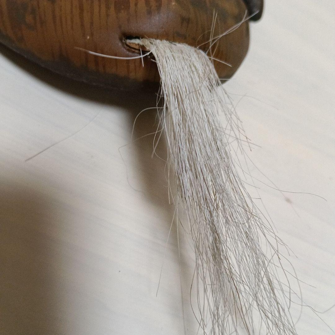 ⑫　般若 木彫り お面 アンティーク 壁掛け 魔除け 美品 能面