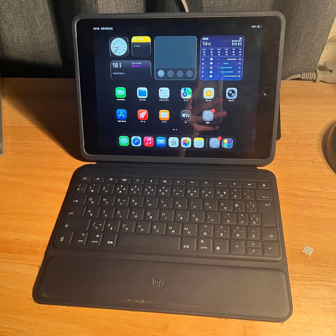 iPad 第9世代 Wi-Fi+Cellular A2604 64GB ケース付