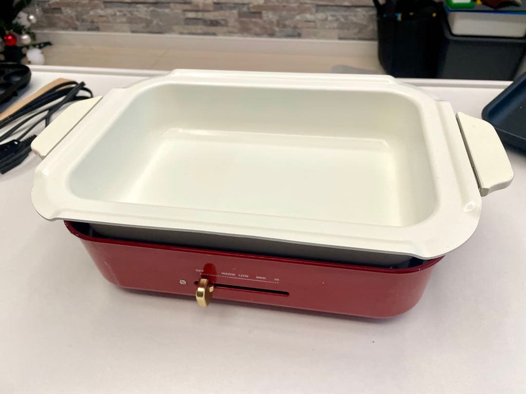 ブルーノ　ホットプレート　セラミック鍋　セット