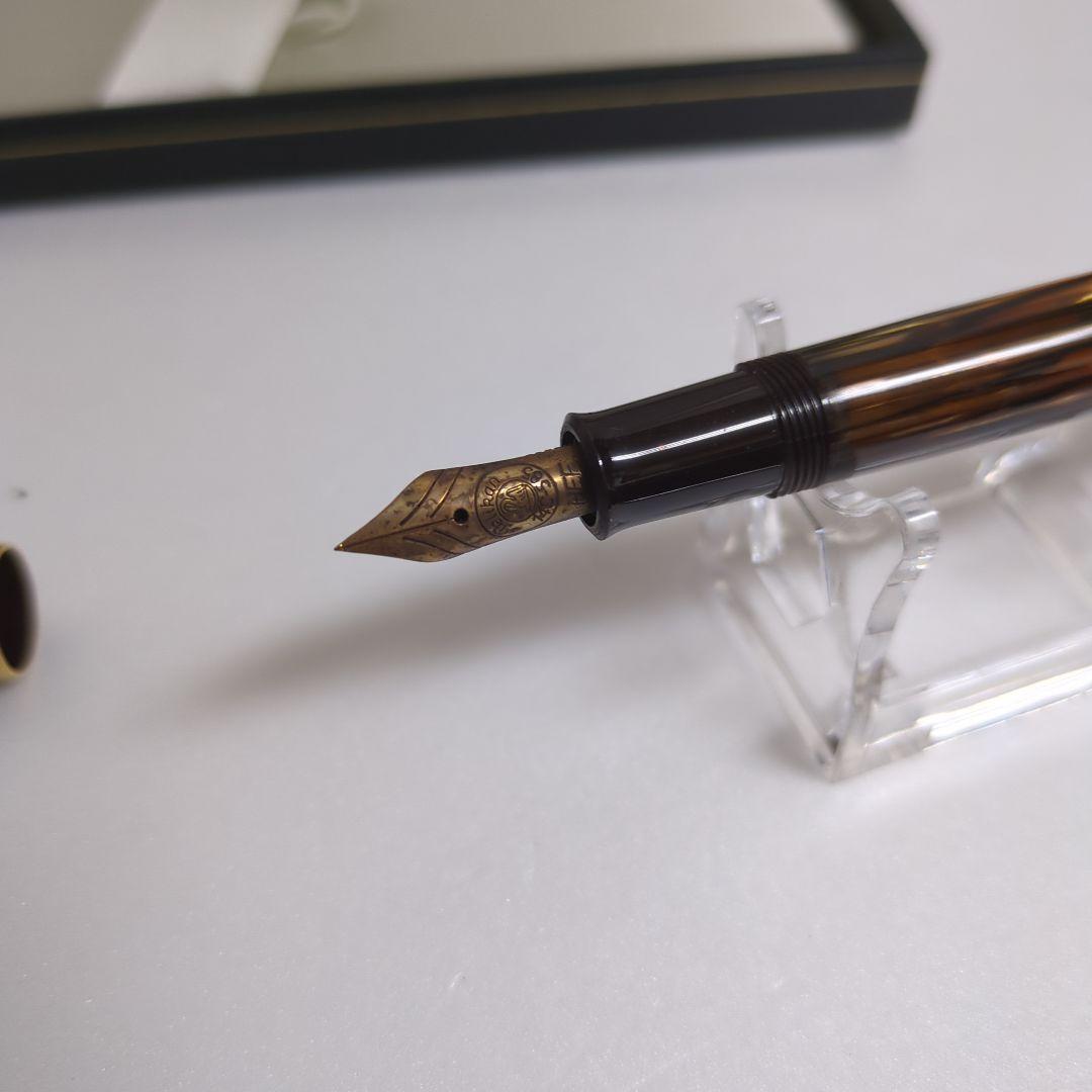 ペリカン PELIKAN クラシック M200 万年筆 マーブルブラウン