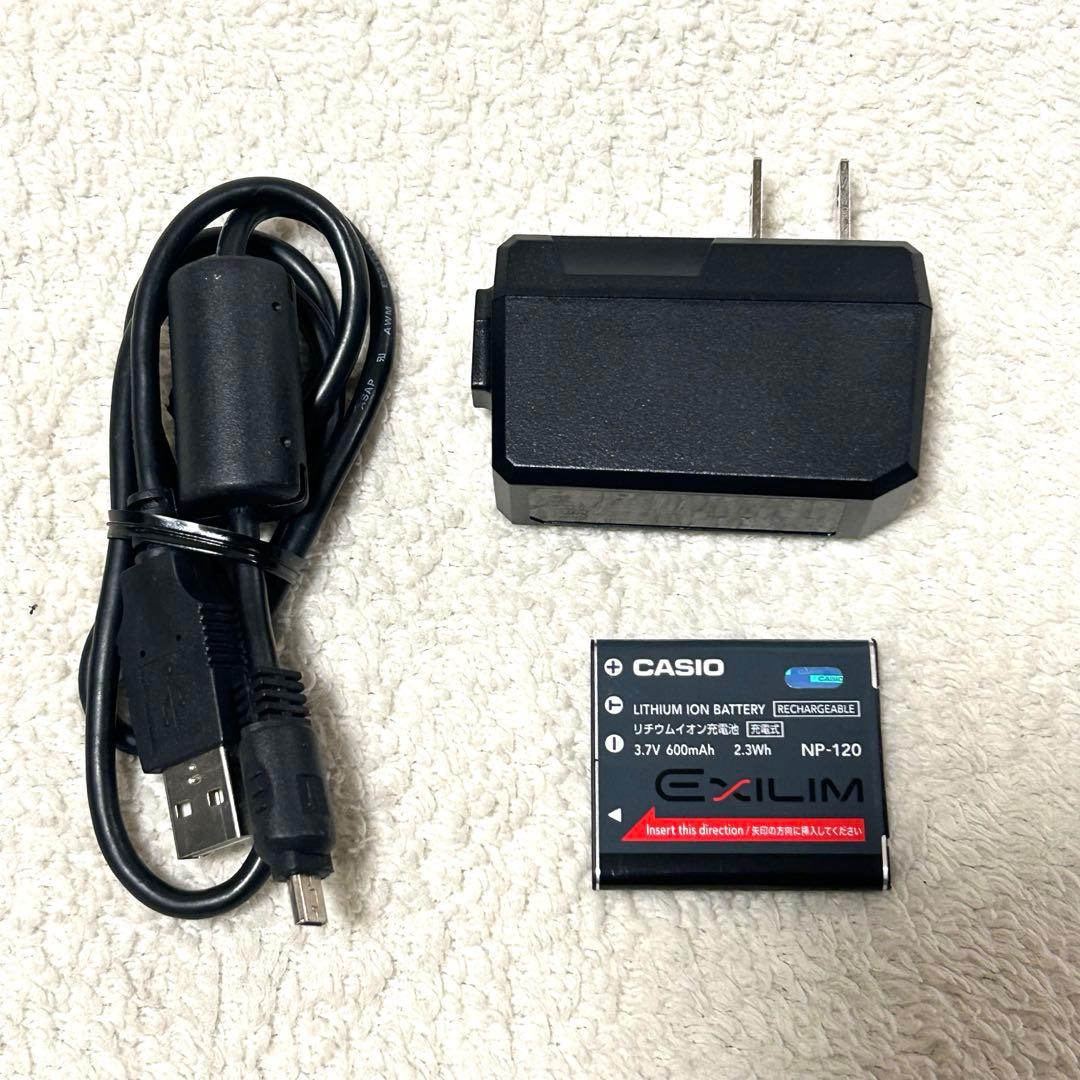 【美品 動作確認済】CASIO EXILIM EX-ZS20SR デジタルカメラ