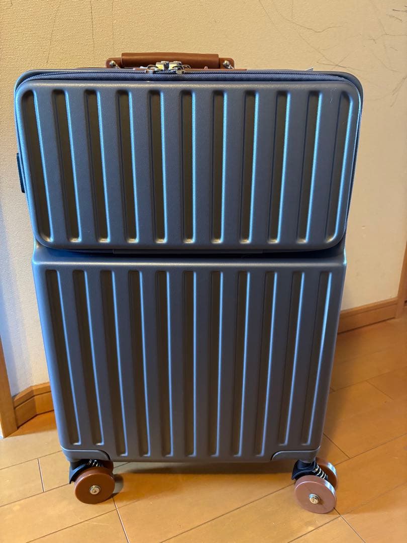 スーツケース フロントオープン 多機能 キャリーケース 機内