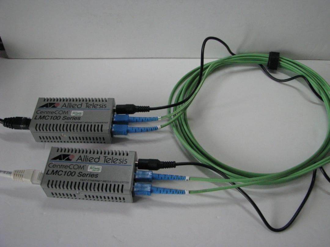 AliedTelesis CentreCOM LMC102メディアコンバータx2