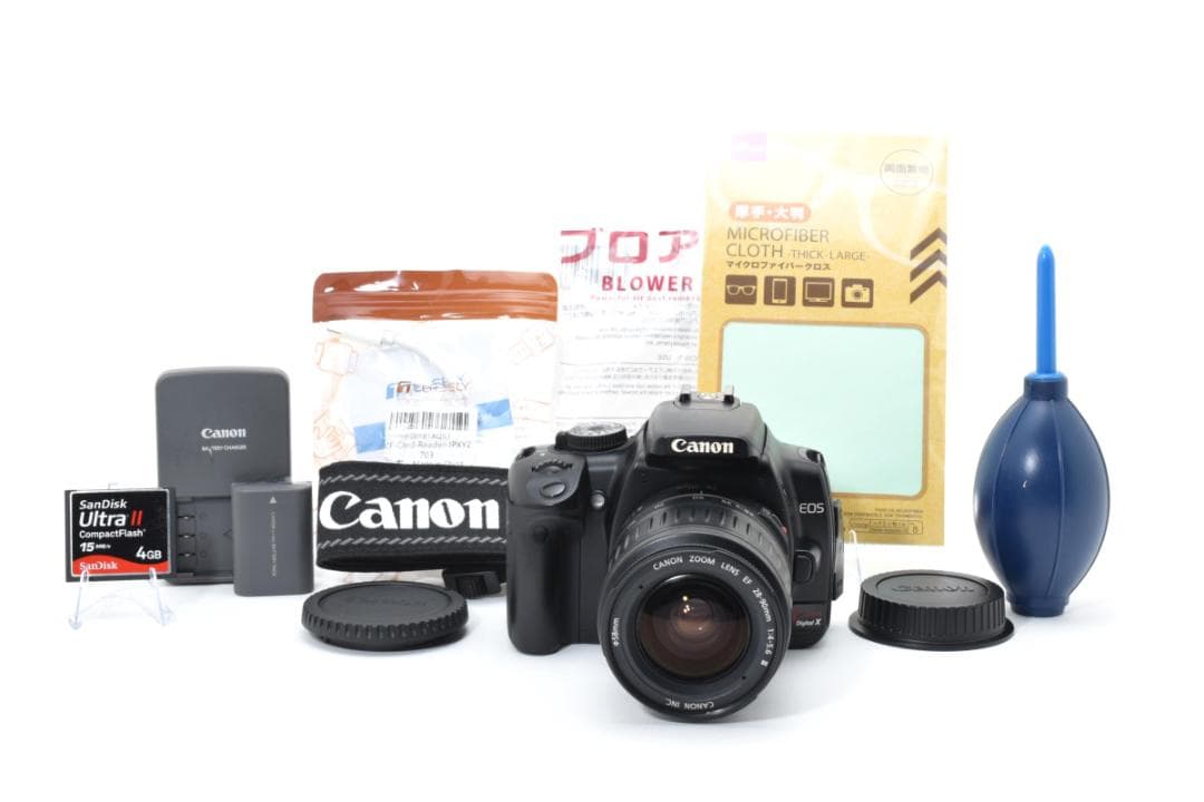 【春の思い出に】Canon EOS Kiss X レンズセット届いてすぐ使える