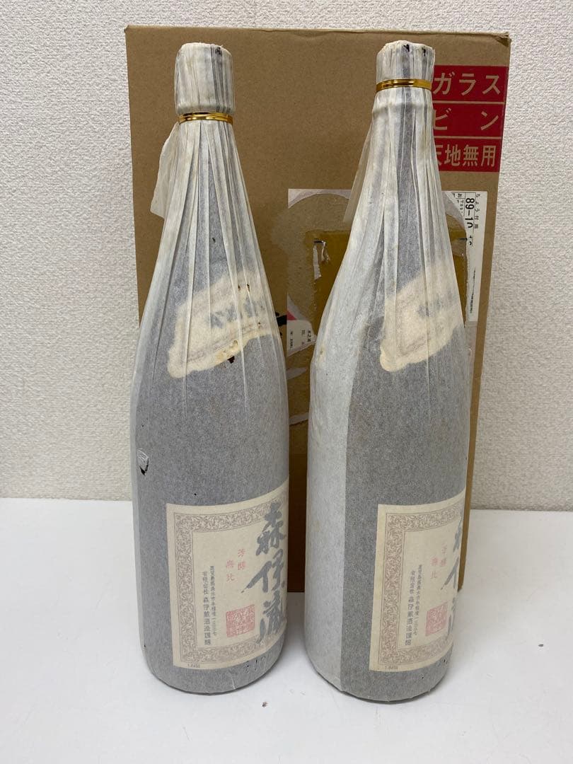 3-3398 さつま名産　かめ壺焼酎　森伊蔵1,800ml 2本セット