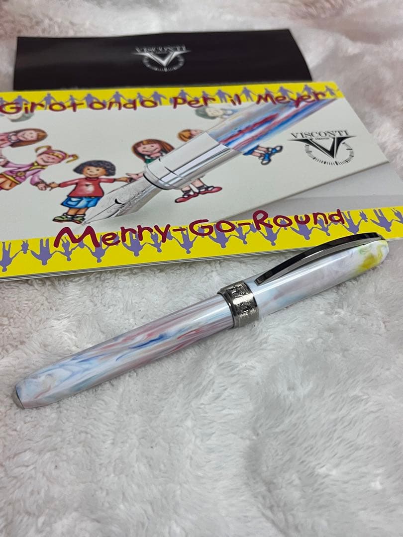 ☆廃盤 未使用品 ヴィスコンティ メリーゴーランド 万年筆 ニブF☆