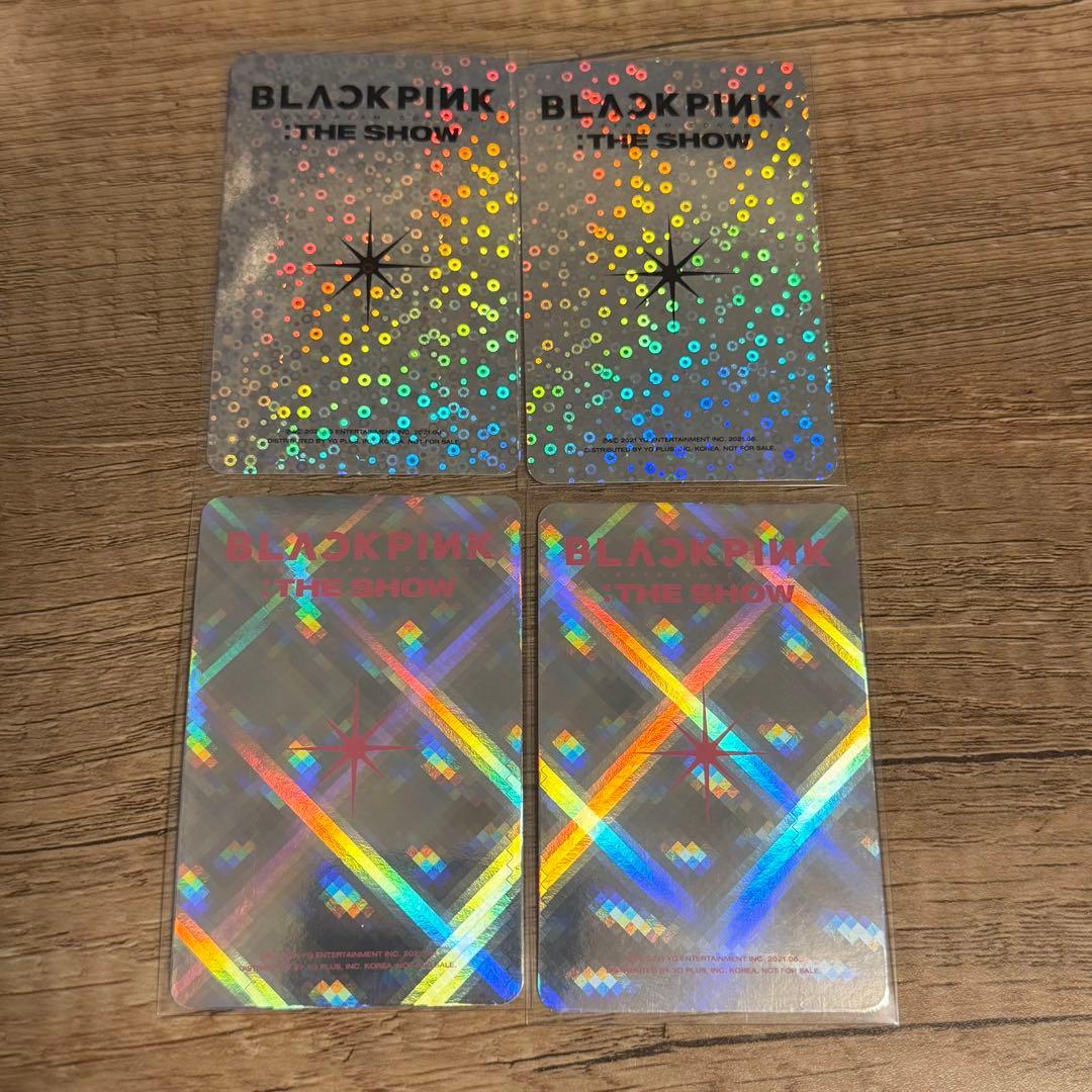 blackpink the show CD 封入トレカ　ジス　コンプ　4枚セット