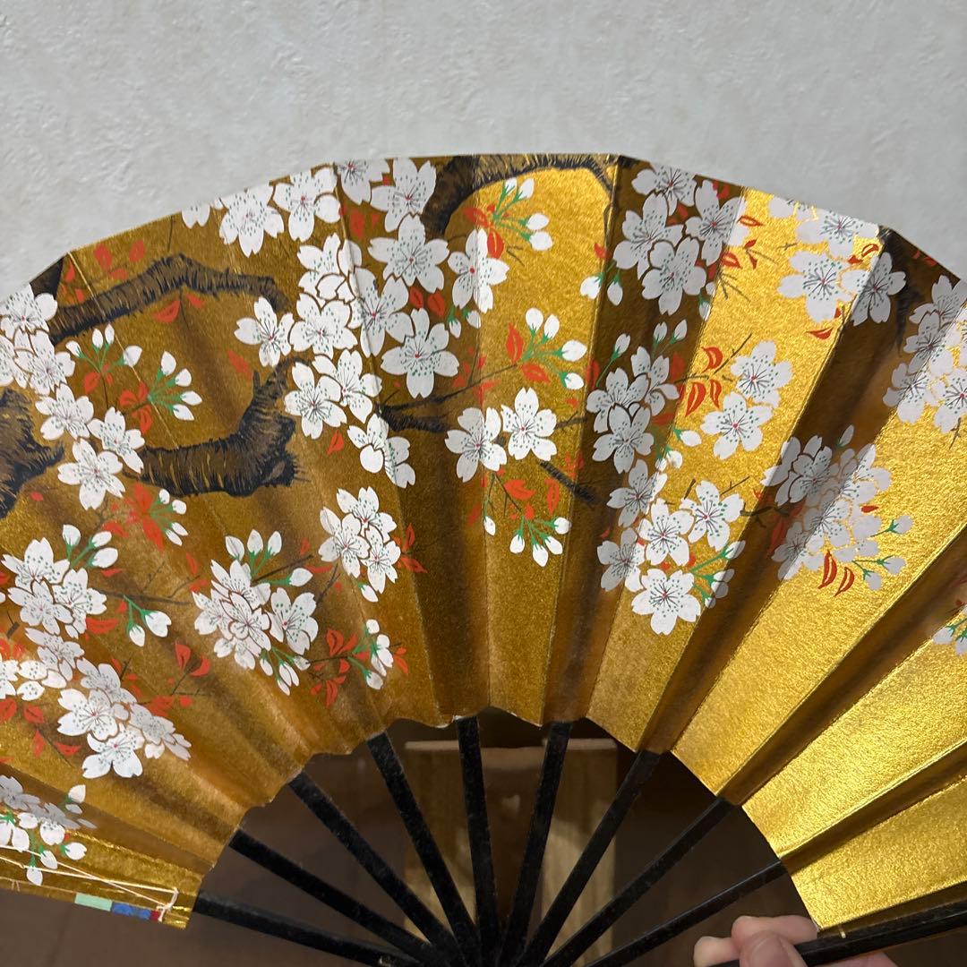 箱付き　京都　の　飾り扇子　舞扇堂