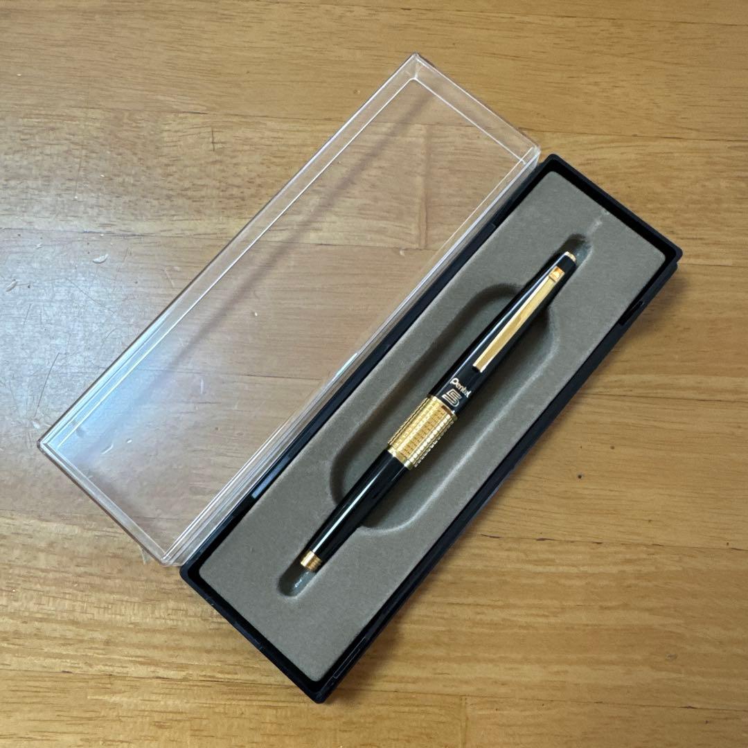 廃盤 Pentel ぺんてる 5 ゴールド ケリー シャーペン 旧型 箱付