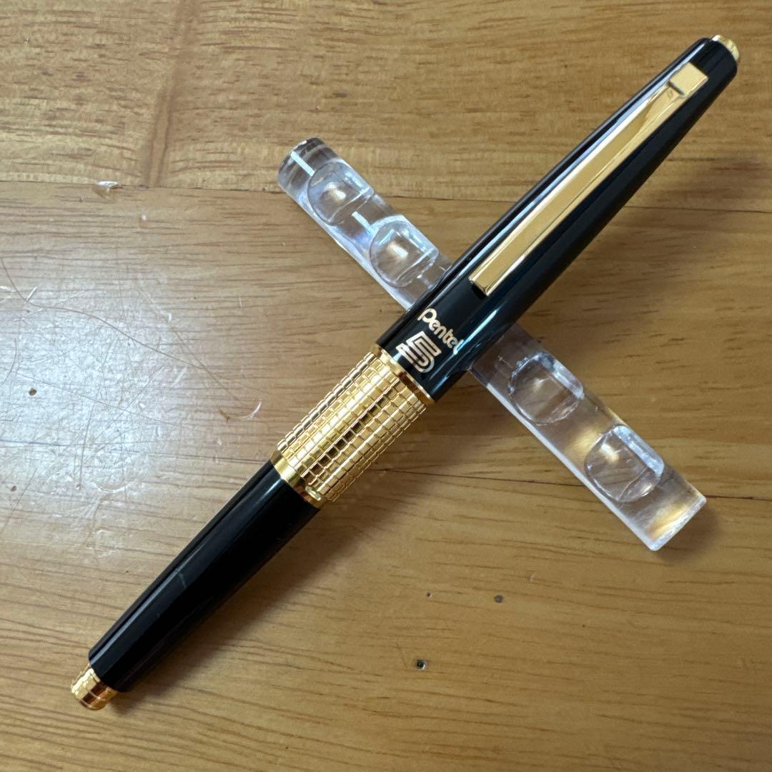 廃盤 Pentel ぺんてる 5 ゴールド ケリー シャーペン 旧型 箱付