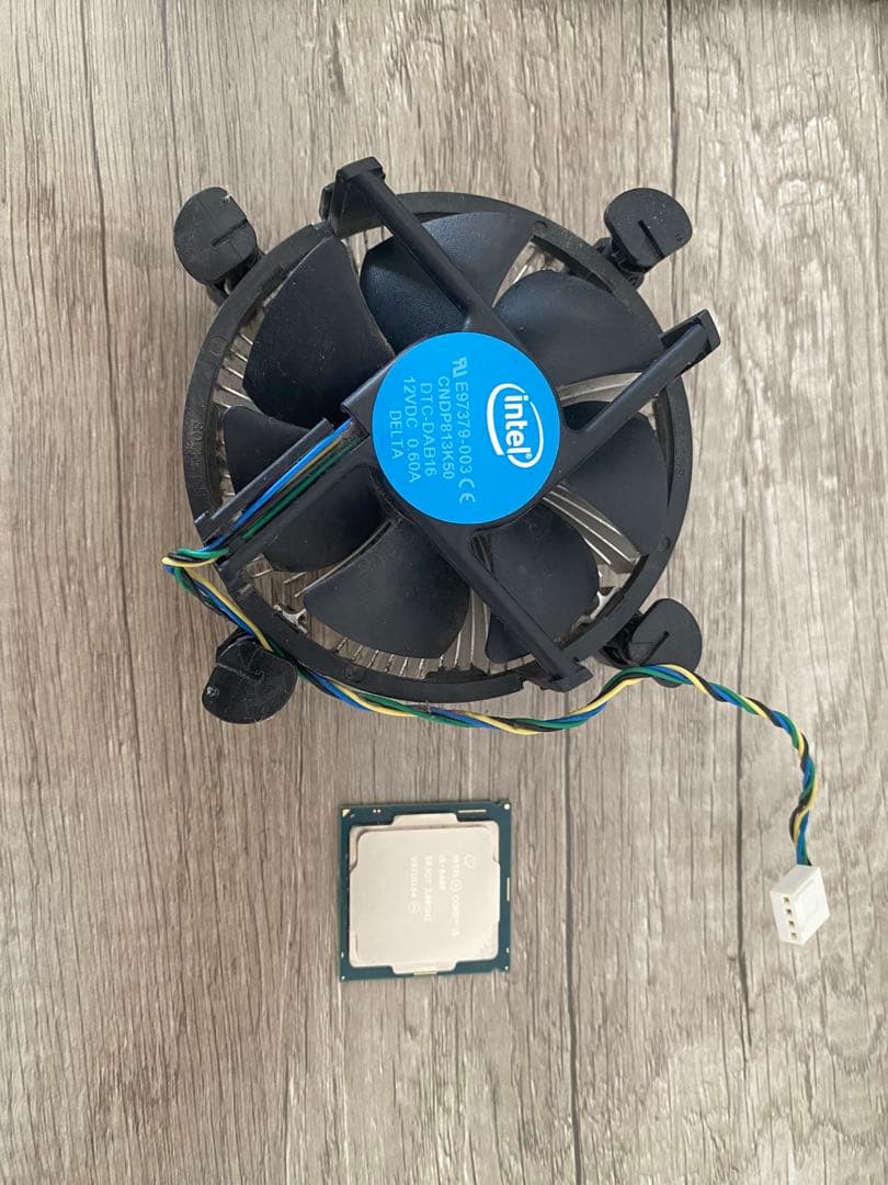 【pjs様】まとめ買い　CPU、クーラー、マザボ、電源ユニット（コンセント付き）