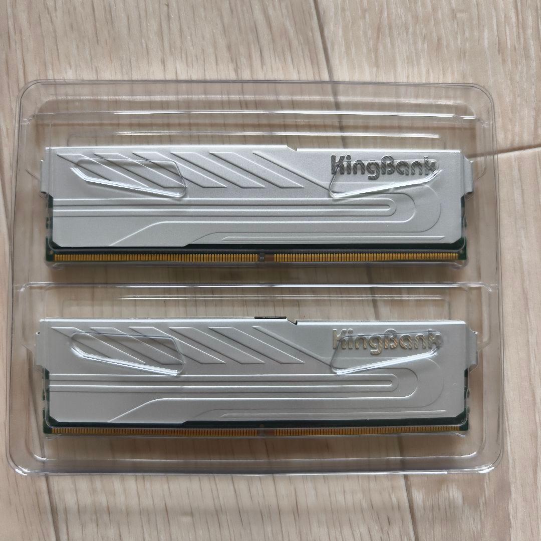 king bank DDR5メモリー 8GB×２　6000hz