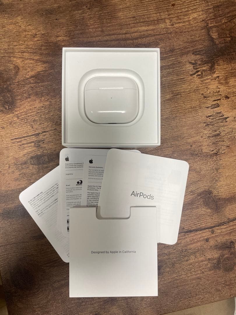AirPods 第3世代　本体・箱・取扱説明書