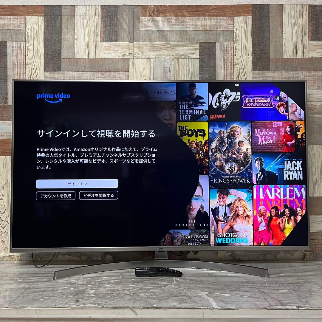 全国送料込❣️LG 4K液晶テレビ55型外付けHDD録画対応 Wi-Fi対応