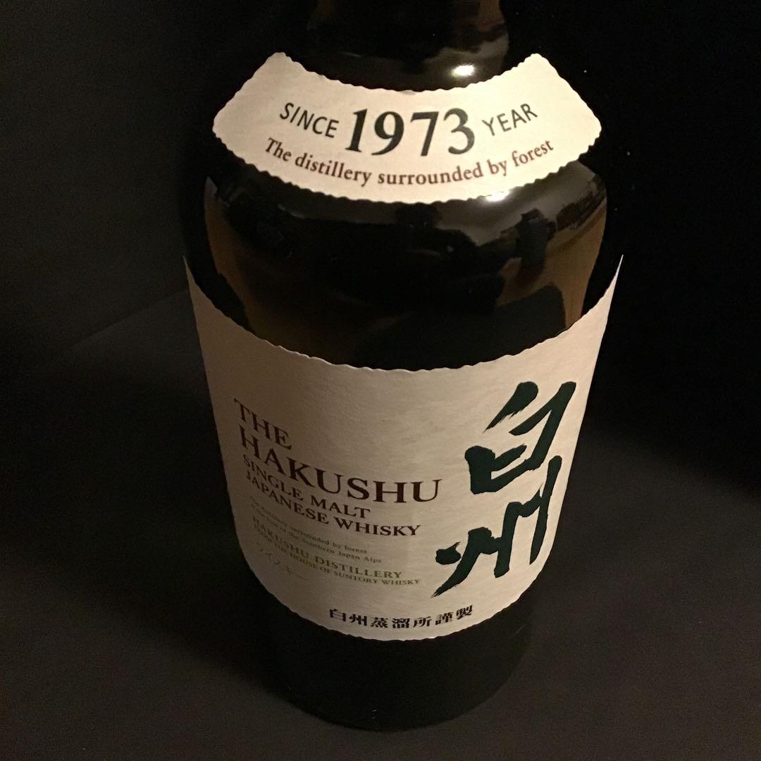【未開封・未開栓】サントリー シングルモルト ウイスキー 白州 （箱付き）