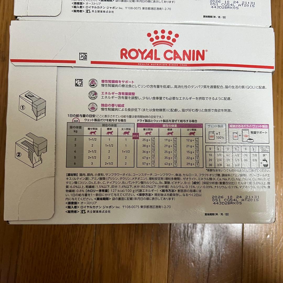 新品未開封　 CANIN 腎臓サポート 85g×12パックを2箱