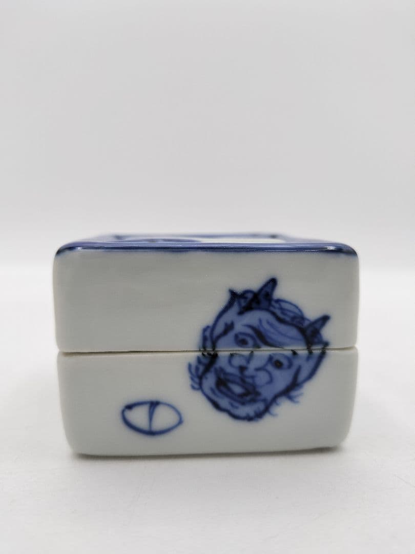 c377【新品・未使用】香合 福枡 高野昭阿弥 木箱 茶道具
