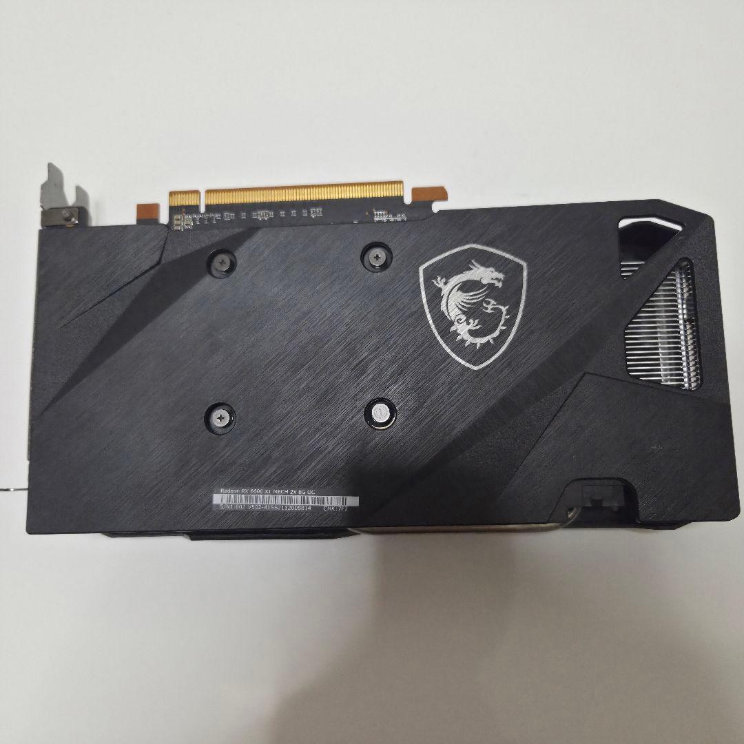 グラフィックボード・グラボ・ビデオカード MSI Radeon RX 6600 XT MECH 2X 8G OC