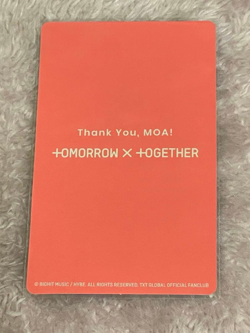 TXT ボムギュ FC特典 MOAZONE 日本 ペンミ 限定 トレカ