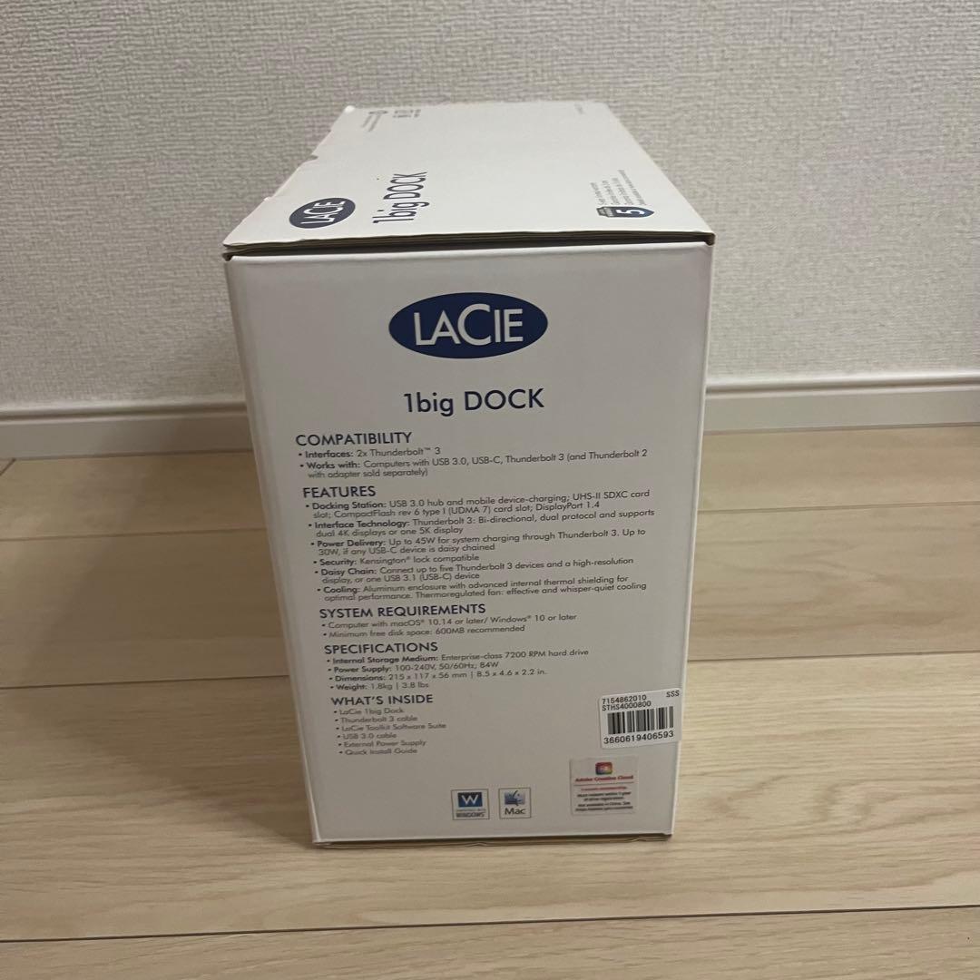 STHS4000800 LACIE DOCK 4TB 外付けHDD