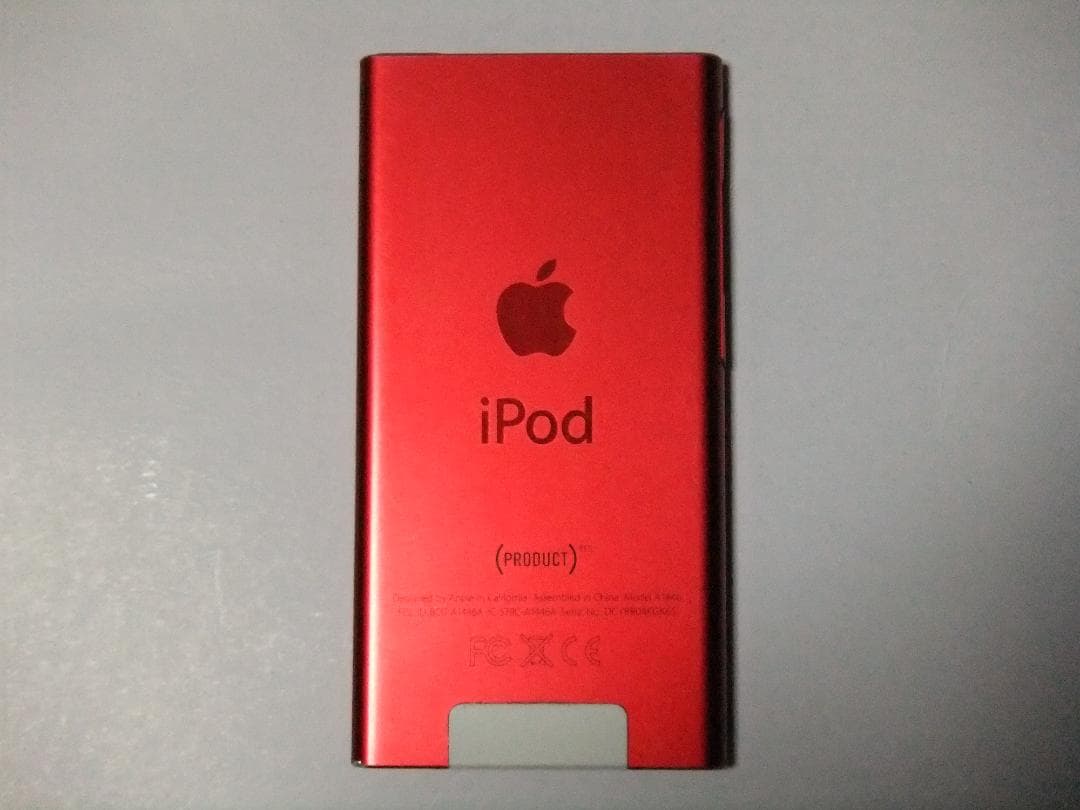 バッテリー・タッチパネル交換　iPod Nano (第7世代) レッド 16GB