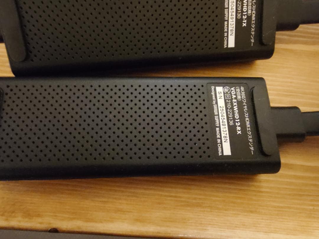 VGA-EXWHD12　4K対応ワイヤレスHDMIエクステンダー