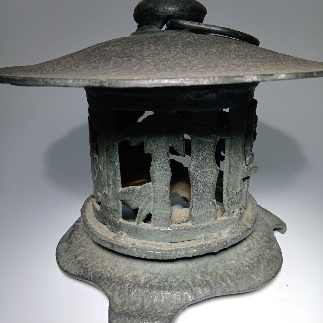 鉄製　吊り灯籠