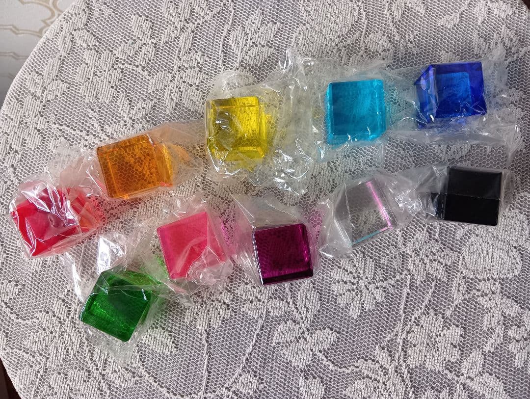 未使用■カラーセラピーカラーキューブセラピー　ジュエルキューブセットミニサイズ