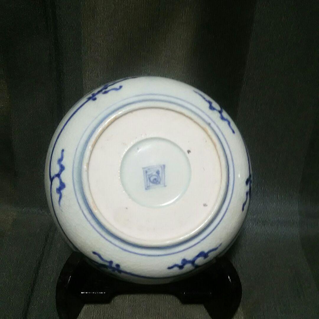 お値引き 古伊万里 人気の蛸唐草皿