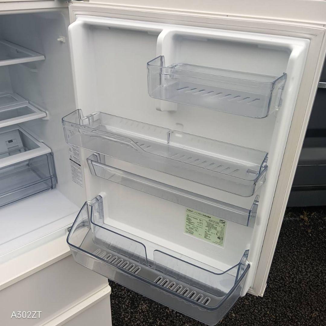 B356 送料設置無料　アクア　大型冷蔵庫　272L 3ドア