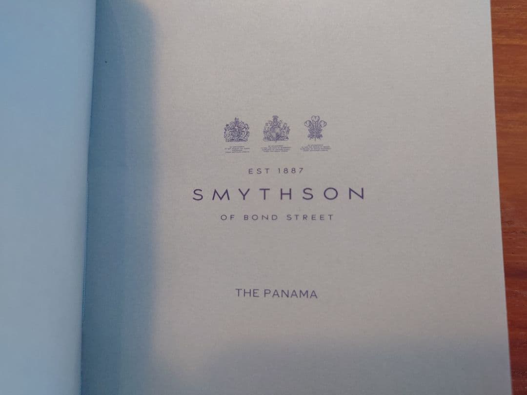 新品未使用 スマイソンSMYTHSONパナマノート