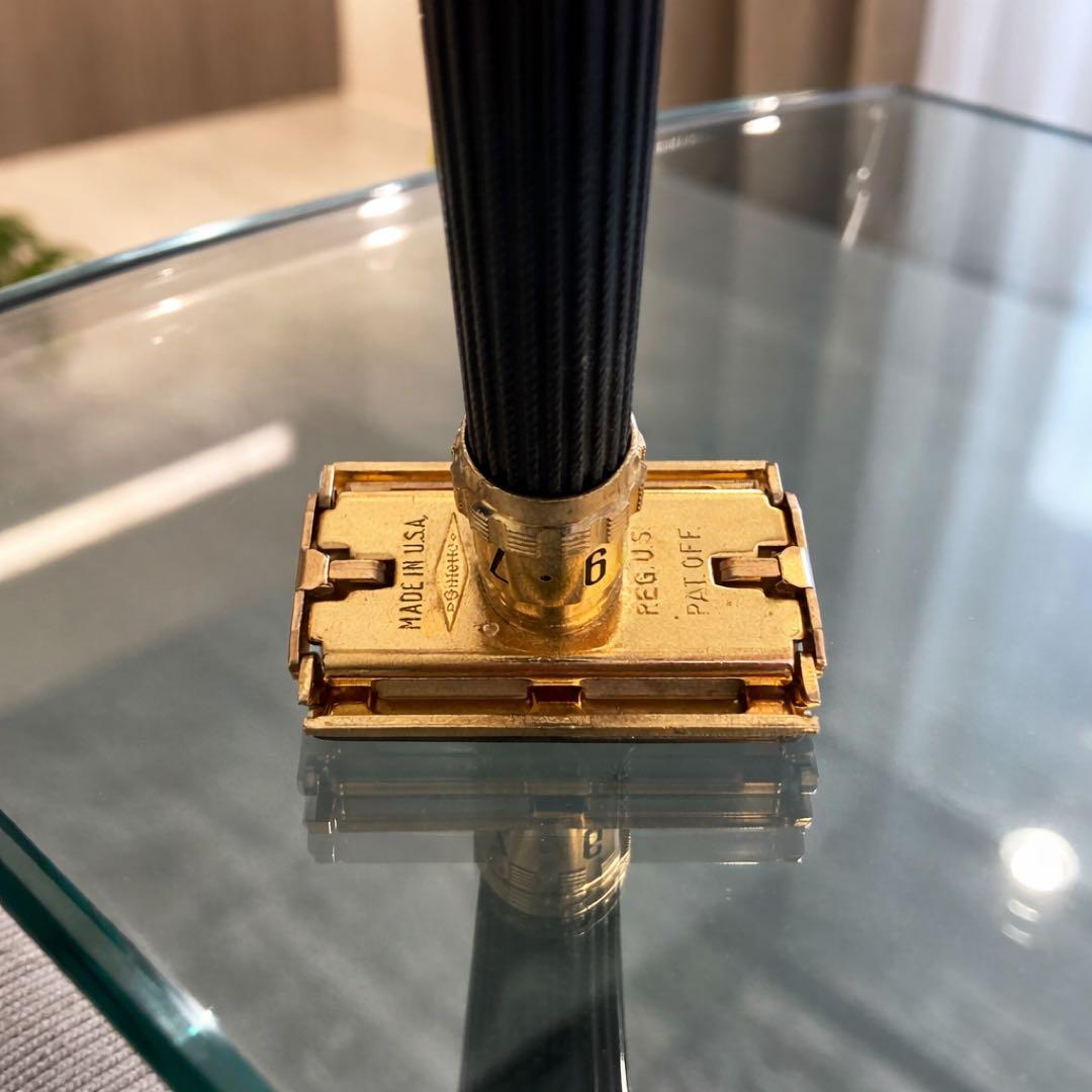 Gillette ジレット アリストクラット 両刃カミソリ ケース付